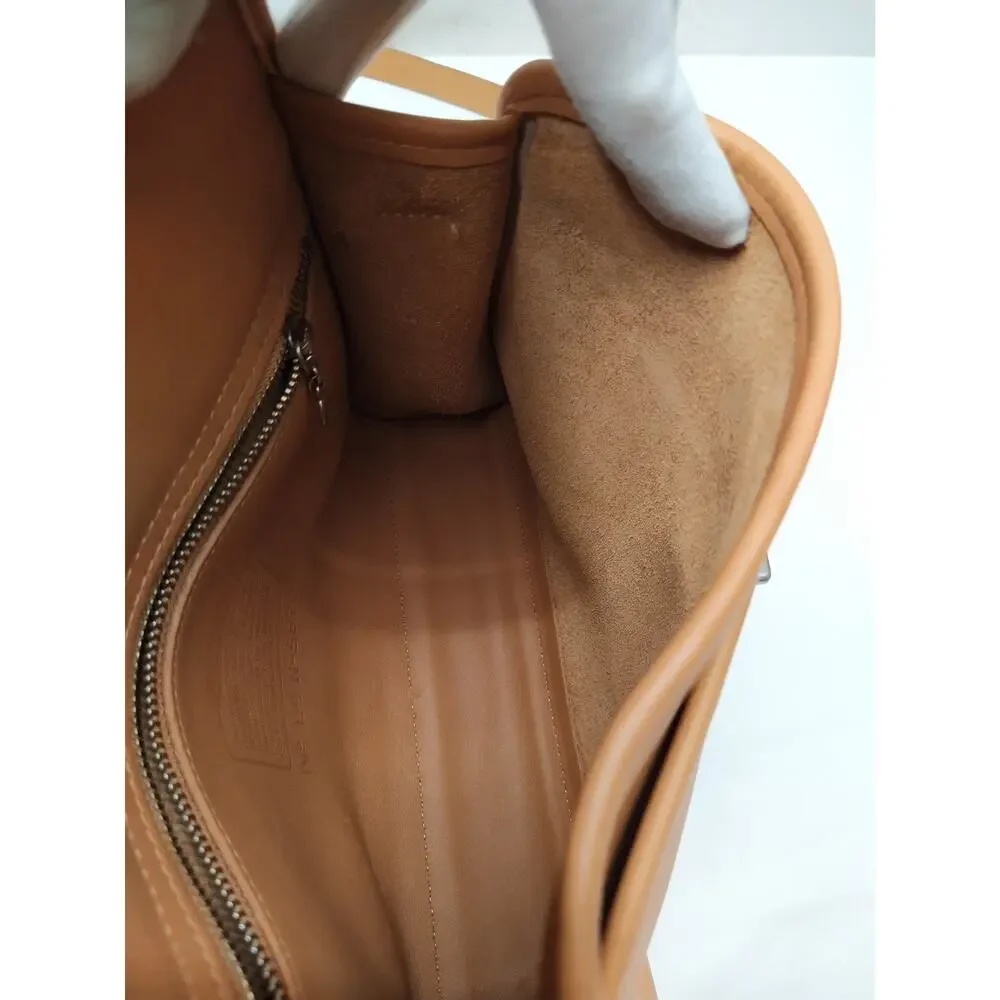 Coach Tan Camel Leather Turnlock Flap Closure Crossbody Bag - Vintage
